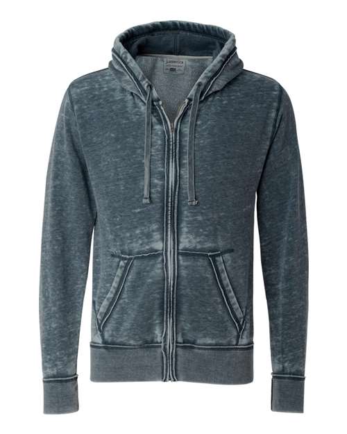 Vintage Zen Fleece Full-Zip Hooded Sweatshirt | USA Decoration