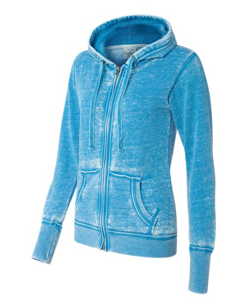 Women's Zen Fleece Full-Zip Hooded Sweatshirt | USA Decoration