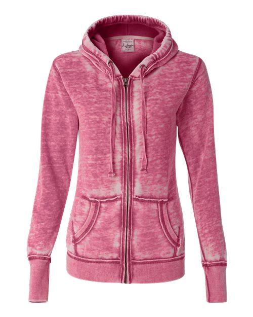 Women's Zen Fleece Full-Zip Hooded Sweatshirt | USA Decoration