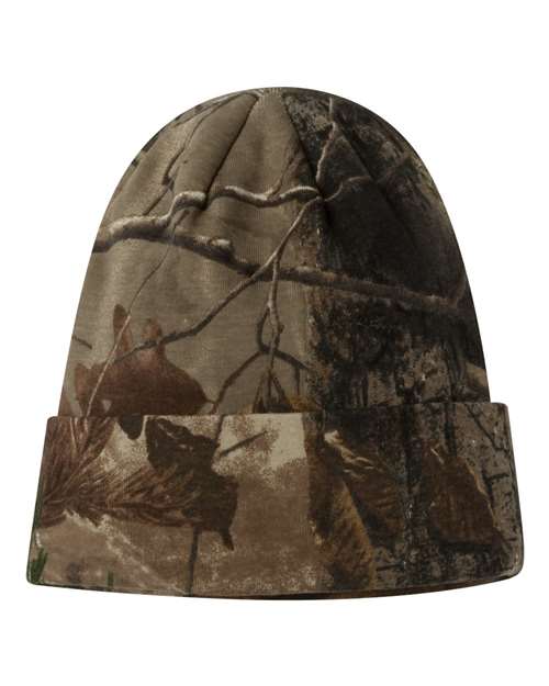 12" Licensed Camo Cuffed Beanie | USA Decoration