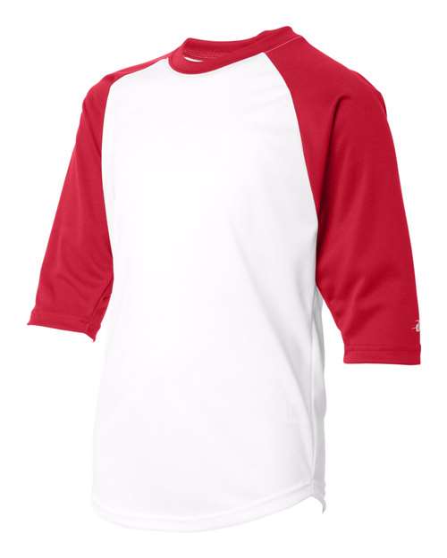 Youth B-Core 3/4 Sleeve Baseball T-Shirt | USA Decoration