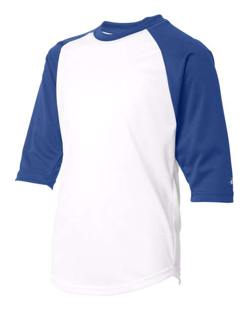 Youth B-Core 3/4 Sleeve Baseball T-Shirt | USA Decoration