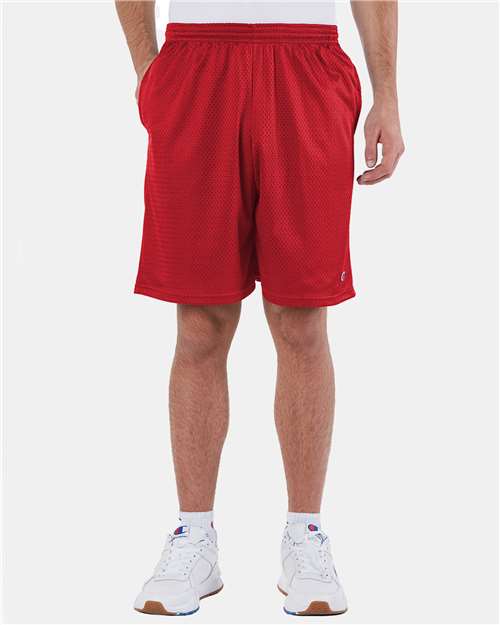 Polyester Mesh 9" Shorts with Pockets | USA Decoration