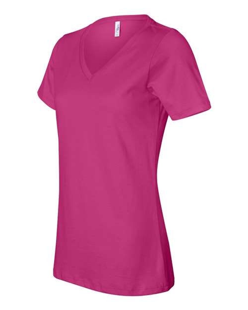 Women’s Relaxed Jersey V-Neck Tee | USA Decoration