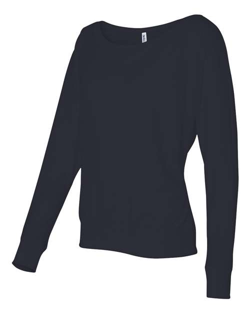 Women’s Flowy Off Shoulder Long Sleeve Tee | USA Decoration