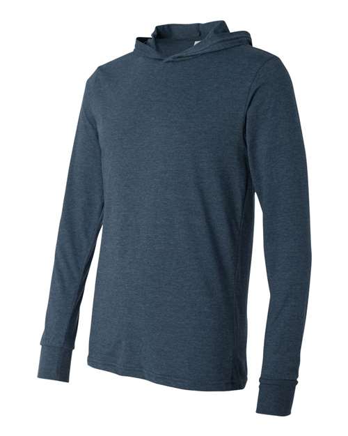 Jersey Hooded Long Sleeve Tee | USA Decoration