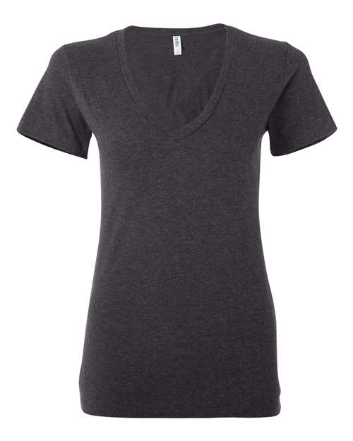 Women’s Jersey Deep V-Neck Tee | USA Decoration