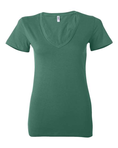 Women’s Jersey Deep V-Neck Tee | USA Decoration