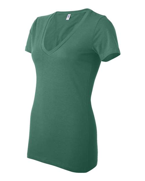 Women’s Jersey Deep V-Neck Tee | USA Decoration