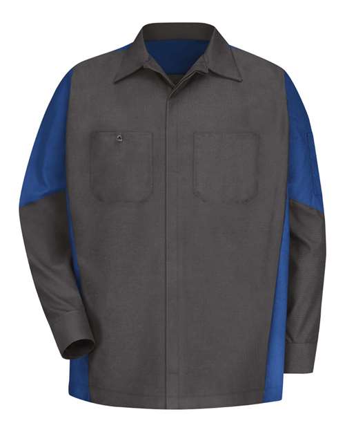Long Sleeve Automotive Crew Shirt | USA Decoration