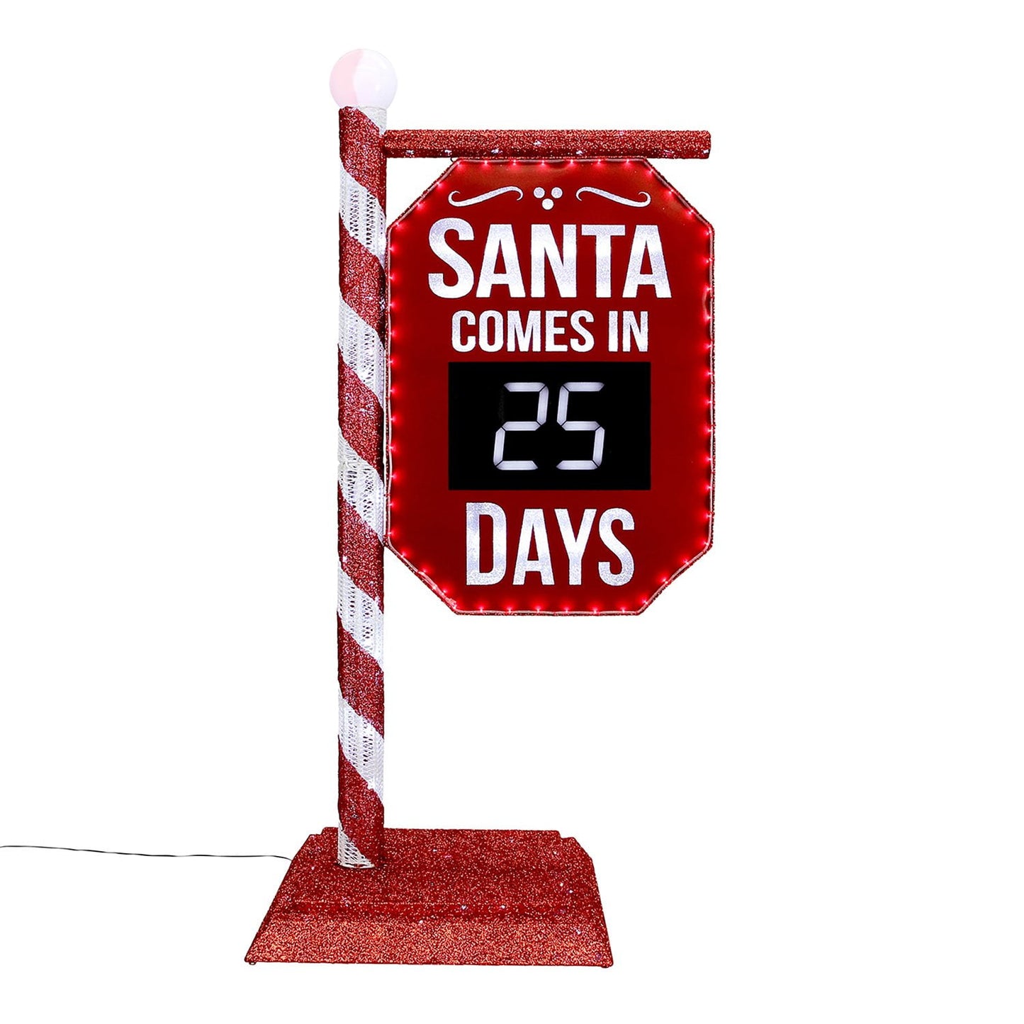 Member's Mark 5' Pre-Lit Santa Countdown Calendar | USA Decoration®