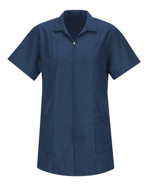 Women's Zip Front Smock | USA Decoration