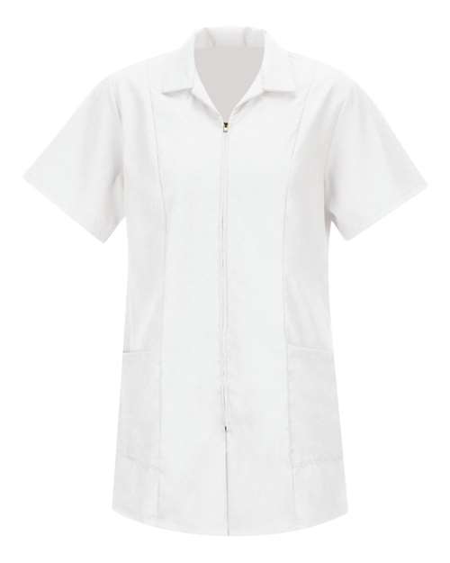 Women's Zip Front Smock | USA Decoration