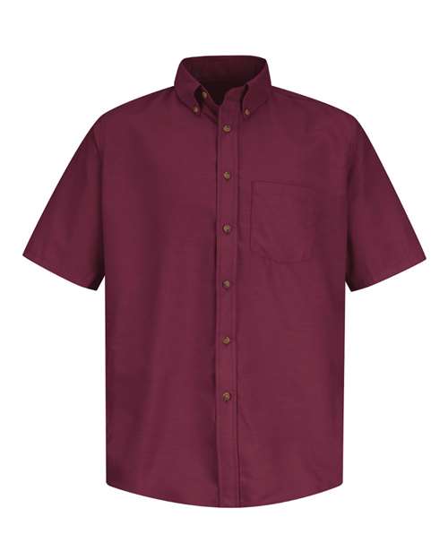 Poplin Short Sleeve Dress Shirt | USA Decoration