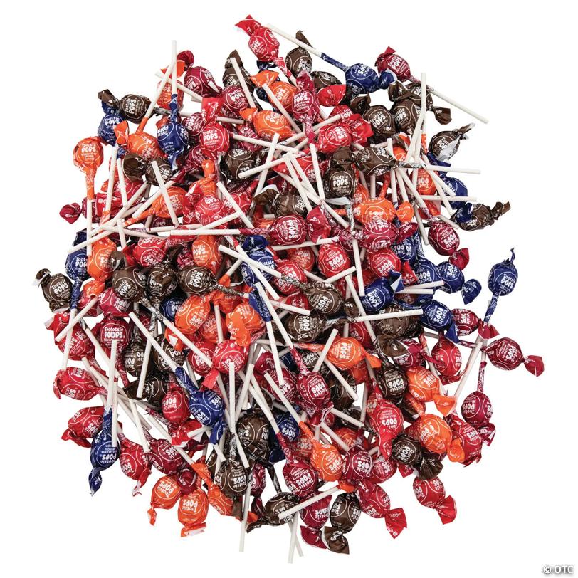 3/4" Tootsie Roll® Pops® Assorted Flavor Mini Candy Suckers - 200 Pc. | USA Decoration®
