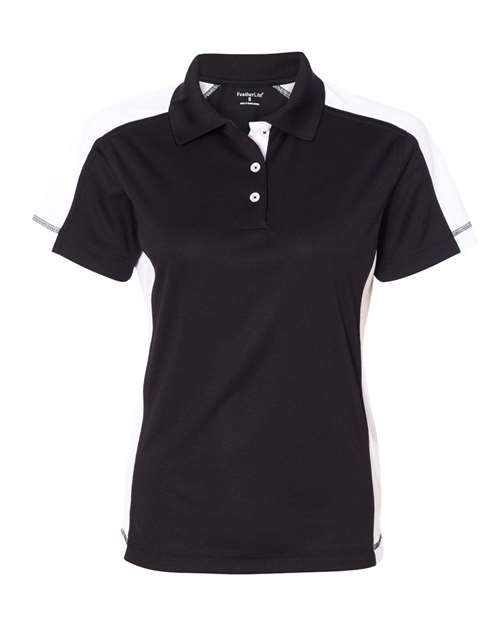 Women's Colorblocked Moisture Free Mesh Polo | USA Decoration