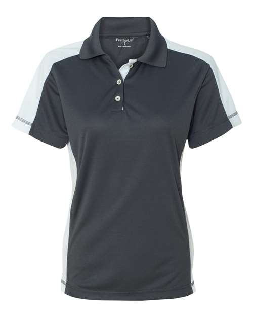 Women's Colorblocked Moisture Free Mesh Polo | USA Decoration