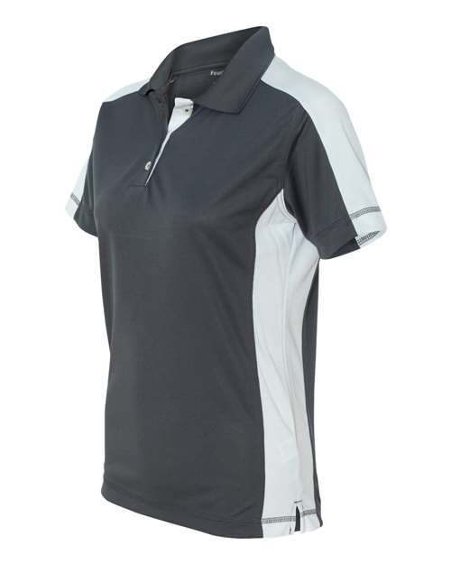Women's Colorblocked Moisture Free Mesh Polo | USA Decoration