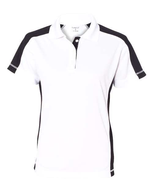 Women's Colorblocked Moisture Free Mesh Polo | USA Decoration