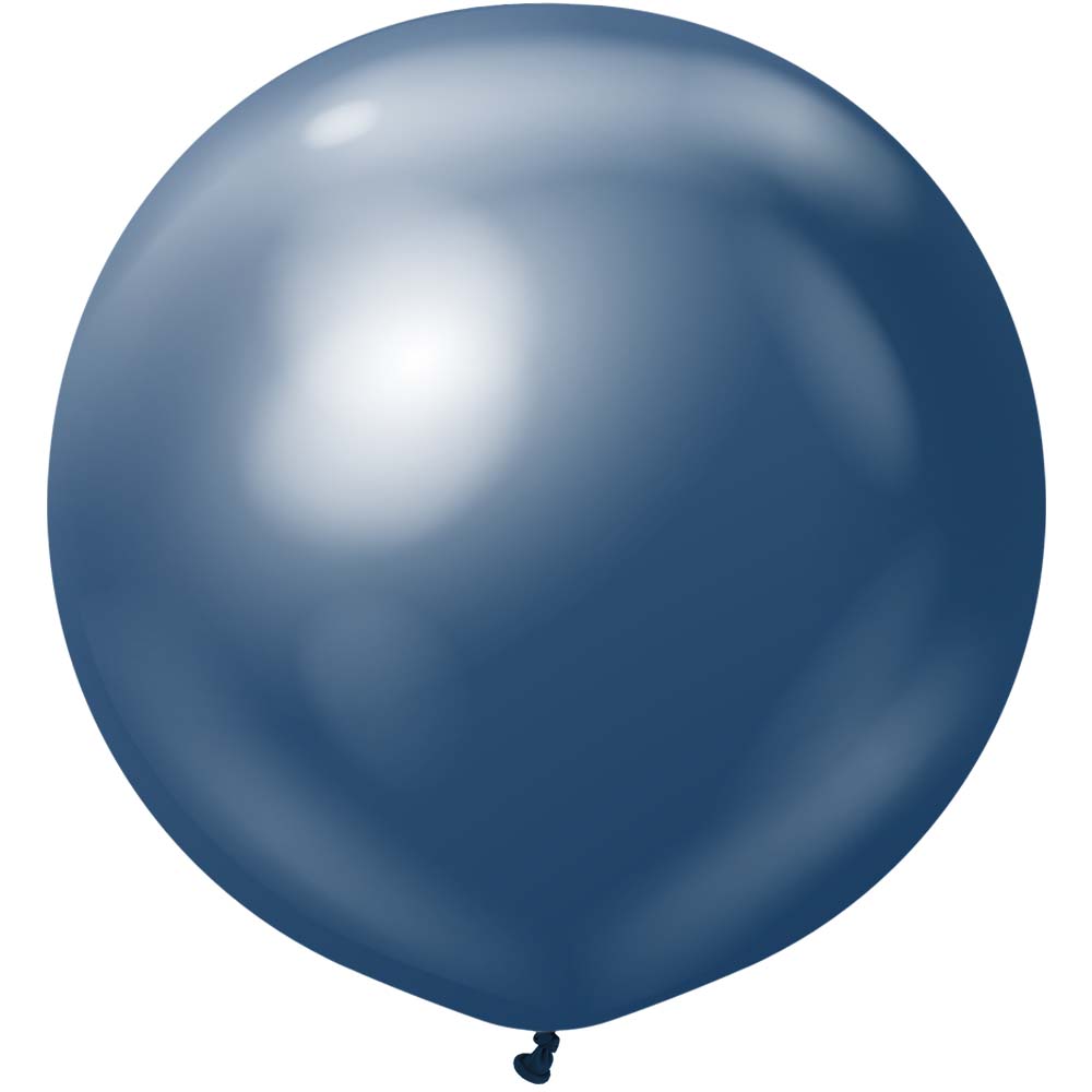 Latex Balloons 36 Inch Kalisan Mirror Navy