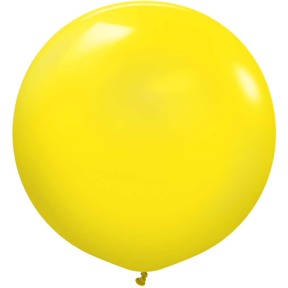 36 Inch Yellow Latex Balloons