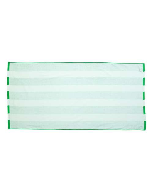 Cabana Stripe Velour Beach Towel | USA Decoration