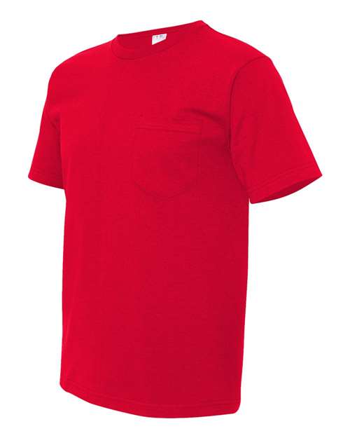 USA-Made Midweight Pocket T-Shirt | USA Decoration