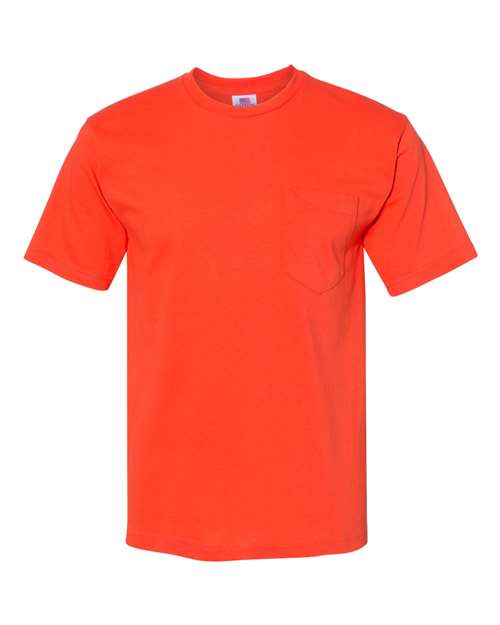 USA-Made Midweight Pocket T-Shirt | USA Decoration