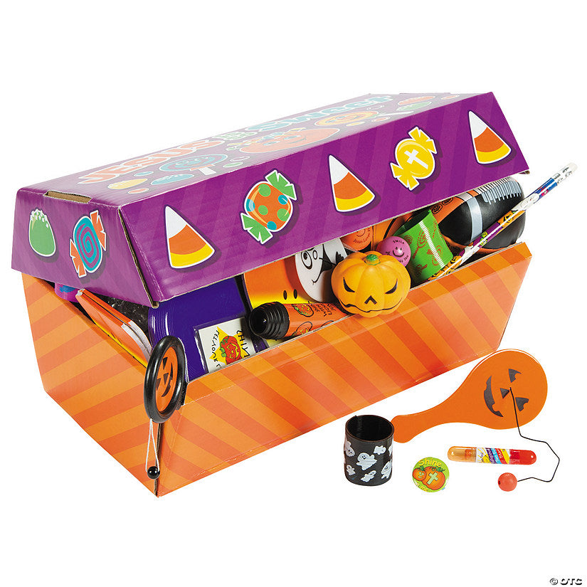 100 Piece(s): 12" x 6" x 7 1/2" Bulk 100 Pc. Trunk-or-Treat Religious Halloween Assortment | USA Decoration®