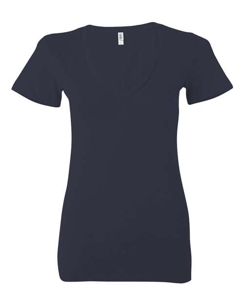 Women’s Jersey Deep V-Neck Tee | USA Decoration
