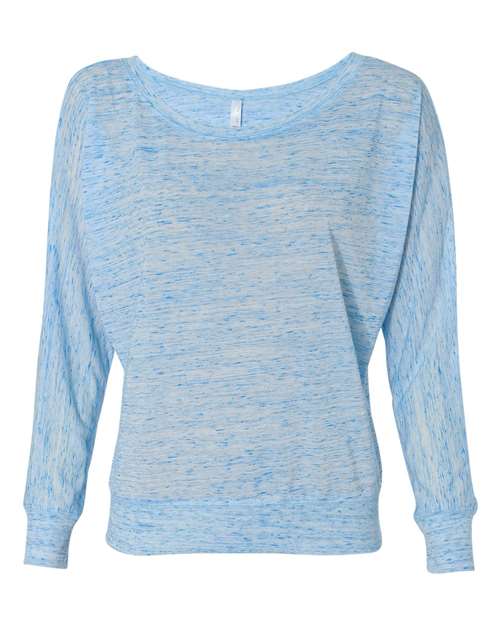 Women’s Flowy Off Shoulder Long Sleeve Tee | USA Decoration