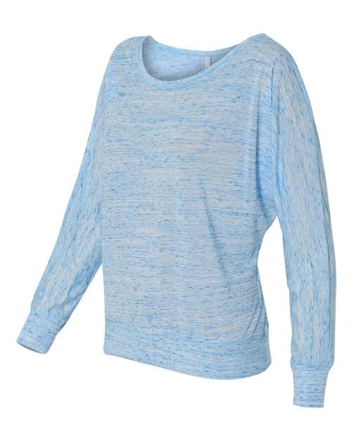 Women’s Flowy Off Shoulder Long Sleeve Tee | USA Decoration
