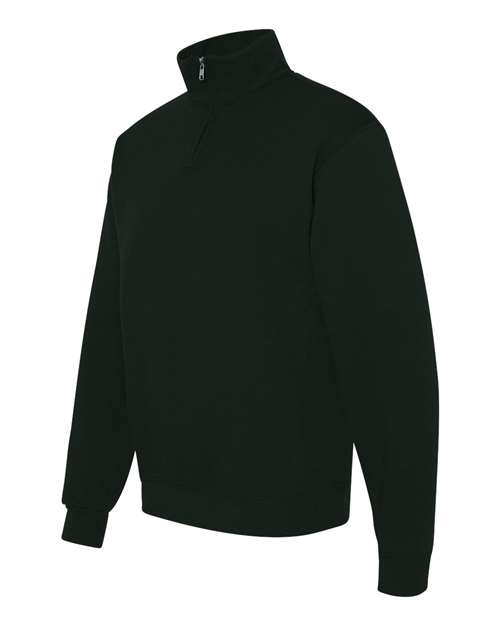 Nublend® Cadet Collar Quarter-Zip Sweatshirt | USA Decoration