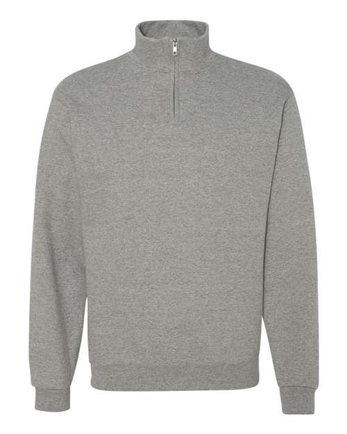 Nublend® Cadet Collar Quarter-Zip Sweatshirt | USA Decoration