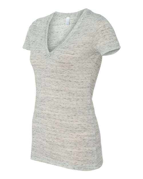 Women’s Jersey Deep V-Neck Tee | USA Decoration