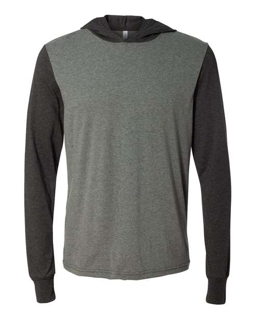 Jersey Hooded Long Sleeve Tee | USA Decoration