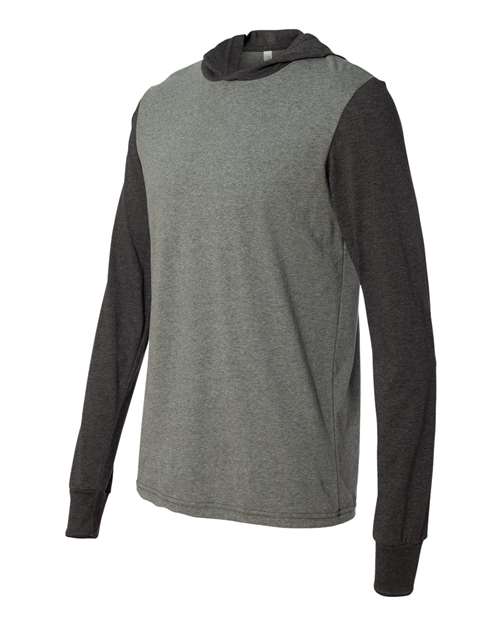 Jersey Hooded Long Sleeve Tee | USA Decoration
