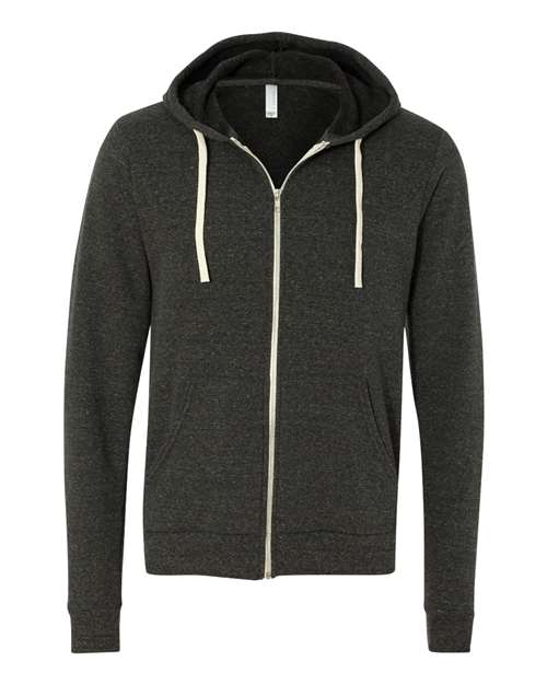 Triblend Sponge Fleece Full-Zip Hoodie | USA Decoration