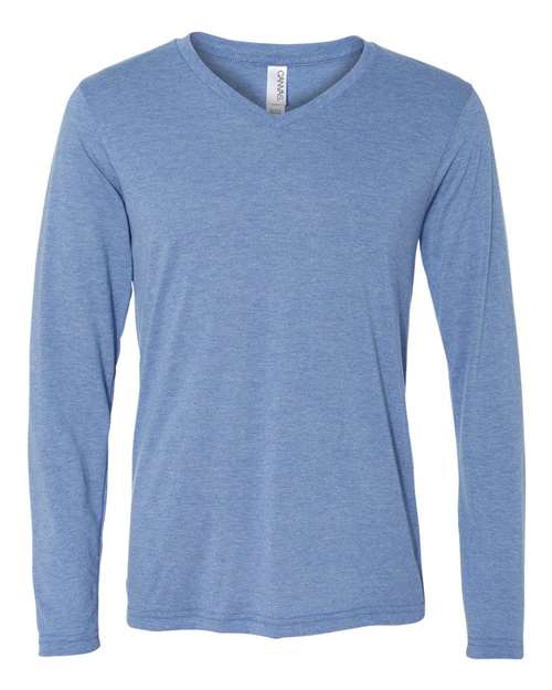 Long Sleeve V-Neck Tee | USA Decoration