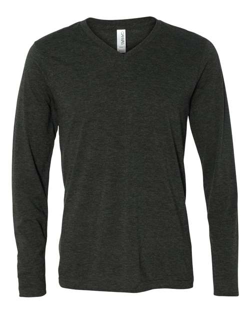 Long Sleeve V-Neck Tee | USA Decoration