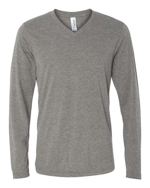 Long Sleeve V-Neck Tee | USA Decoration