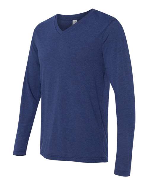 Long Sleeve V-Neck Tee | USA Decoration