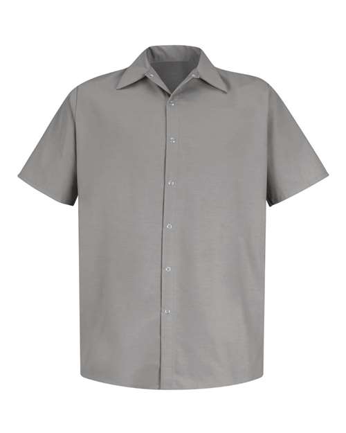 Specialized Short Sleeve Pocketless Work Shirt | USA Decoration