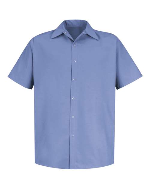 Specialized Short Sleeve Pocketless Work Shirt | USA Decoration