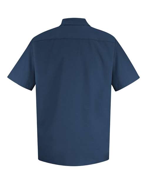 Specialized Short Sleeve Pocketless Work Shirt | USA Decoration