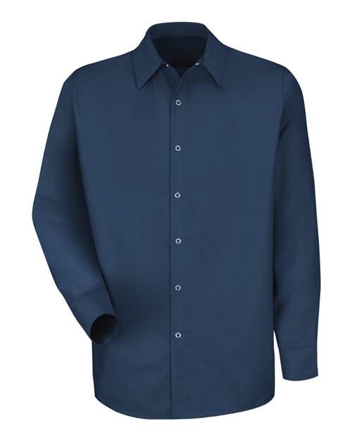 Specialized Pocketless Long Sleeve Work Shirt | USA Decoration