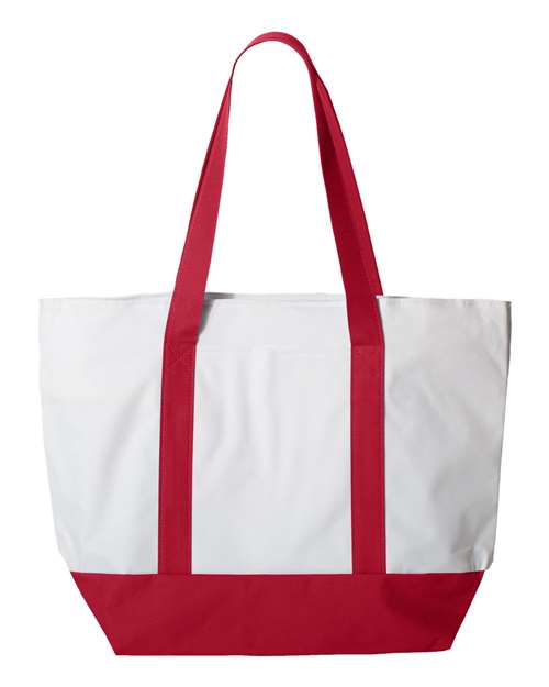 Bay View Giant Zippered Tote | USA Decoration