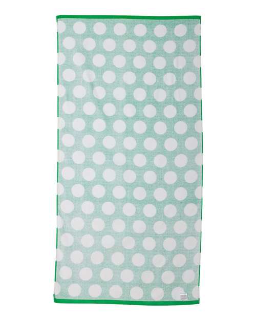 Polka Dot Velour Beach Towel | USA Decoration