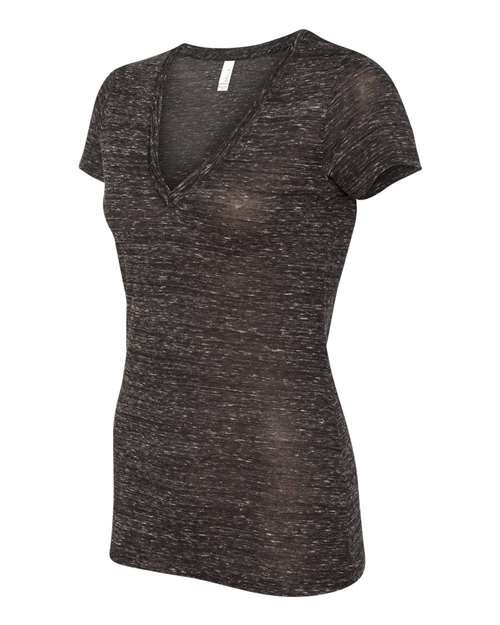 Women’s Jersey Deep V-Neck Tee | USA Decoration