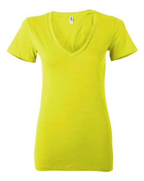 Women’s Jersey Deep V-Neck Tee | USA Decoration